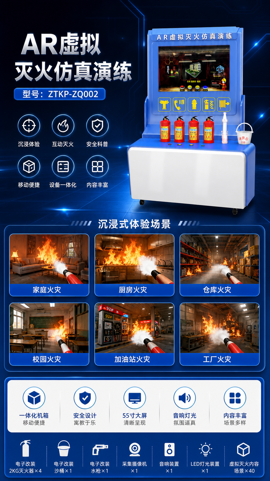AR虚拟灭火仿真演练详情图 2