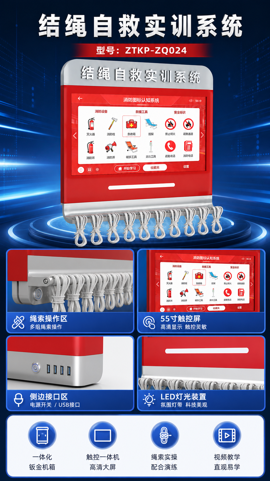 结绳自救实训系统详情图 2